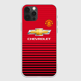 Чехол для iPhone 12 Pro Max с принтом Man United Форма Home 18 19 в Петрозаводске, Силикон |  | mu | манчестер юнайтед | мю | форма