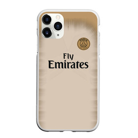 Чехол для iPhone 11 Pro Max матовый с принтом PSG Форма Новая Away 18 19 в Петрозаводске, Силикон |  | Тематика изображения на принте: 2019 | fcb | paris saint germain | psg | псж | форма | футбольная