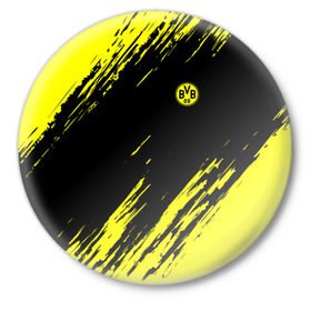 Значок с принтом FC Borussia 2018 Original в Петрозаводске,  металл | круглая форма, металлическая застежка в виде булавки | боруссия | дортмунд