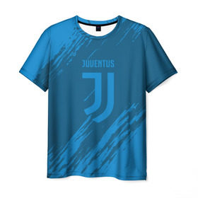 Мужская футболка 3D с принтом Juventus 2018 Original в Петрозаводске, 100% полиэфир | прямой крой, круглый вырез горловины, длина до линии бедер | Тематика изображения на принте: 