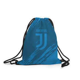 Рюкзак-мешок 3D с принтом Juventus 2018 Original в Петрозаводске, 100% полиэстер | плотность ткани — 200 г/м2, размер — 35 х 45 см; лямки — толстые шнурки, застежка на шнуровке, без карманов и подкладки | Тематика изображения на принте: 