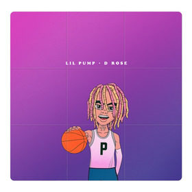 Магнитный плакат 3Х3 с принтом Lil Pump D Rose в Петрозаводске, Полимерный материал с магнитным слоем | 9 деталей размером 9*9 см | hip hop | hiphop | lil pump | mc | rap | газзи гарсия | зачитал | клауд | клауд рэп | лил памп | лили | мс | памп | реп | репер | речитатив | рэп | рэпер | трэп | хип | хип хоп | хипхоп | хоп