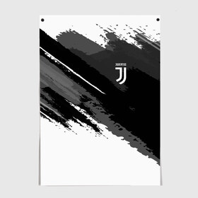 Постер с принтом FC Juventus Original 2018 в Петрозаводске, 100% бумага
 | бумага, плотность 150 мг. Матовая, но за счет высокого коэффициента гладкости имеет небольшой блеск и дает на свету блики, но в отличии от глянцевой бумаги не покрыта лаком | Тематика изображения на принте: football | soccer | ювентус