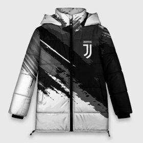 Женская зимняя куртка 3D с принтом FC Juventus Original 2018 в Петрозаводске, верх — 100% полиэстер; подкладка — 100% полиэстер; утеплитель — 100% полиэстер | длина ниже бедра, силуэт Оверсайз. Есть воротник-стойка, отстегивающийся капюшон и ветрозащитная планка. 

Боковые карманы с листочкой на кнопках и внутренний карман на молнии | Тематика изображения на принте: football | soccer | ювентус