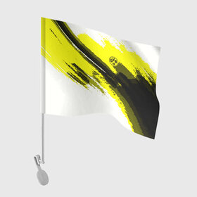 Флаг для автомобиля с принтом FC Borussia Original 2018 в Петрозаводске, 100% полиэстер | Размер: 30*21 см | football | soccer | боруссия