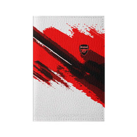 Обложка для паспорта матовая кожа с принтом FC Arsenal Original 2018 в Петрозаводске, натуральная матовая кожа | размер 19,3 х 13,7 см; прозрачные пластиковые крепления | Тематика изображения на принте: football | soccer