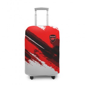 Чехол для чемодана 3D с принтом FC Arsenal Original 2018 в Петрозаводске, 86% полиэфир, 14% спандекс | двустороннее нанесение принта, прорези для ручек и колес | football | soccer
