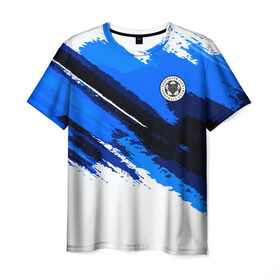 Мужская футболка 3D с принтом FC Leicester Original 2018 в Петрозаводске, 100% полиэфир | прямой крой, круглый вырез горловины, длина до линии бедер | football | soccer