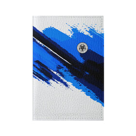 Обложка для паспорта матовая кожа с принтом FC Leicester Original 2018 в Петрозаводске, натуральная матовая кожа | размер 19,3 х 13,7 см; прозрачные пластиковые крепления | Тематика изображения на принте: football | soccer