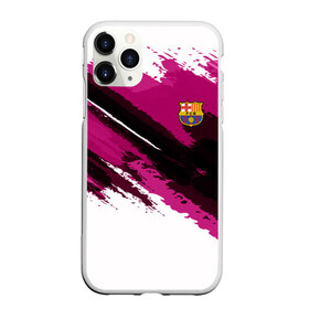 Чехол для iPhone 11 Pro матовый с принтом FC Barcelona Original 2018 в Петрозаводске, Силикон |  | football | soccer | барселона