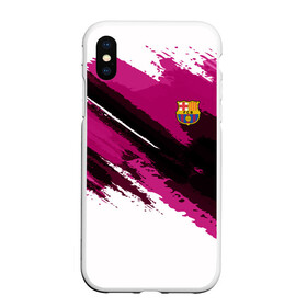 Чехол для iPhone XS Max матовый с принтом FC Barcelona Original 2018 в Петрозаводске, Силикон | Область печати: задняя сторона чехла, без боковых панелей | football | soccer | барселона