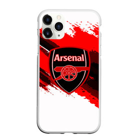 Чехол для iPhone 11 Pro Max матовый с принтом ARSENAL SPORT STYLE в Петрозаводске, Силикон |  | football | soccer | арсенал