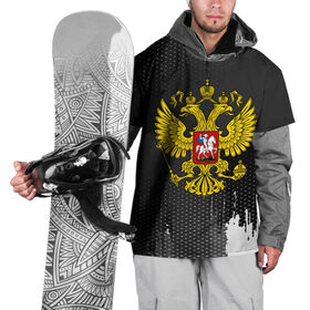 Накидка на куртку 3D с принтом RUSSIA COLLECTION BLACK 2018 в Петрозаводске, 100% полиэстер |  | Тематика изображения на принте: 