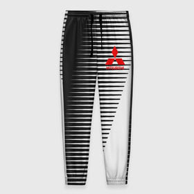 Мужские брюки 3D с принтом MITSUBISHI SPORT в Петрозаводске, 100% полиэстер | манжеты по низу, эластичный пояс регулируется шнурком, по бокам два кармана без застежек, внутренняя часть кармана из мелкой сетки |  машина | марка | митсубиси