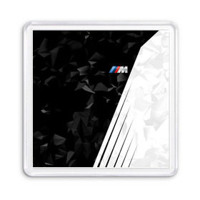 Магнит 55*55 с принтом BMW 2018 M Sport в Петрозаводске, Пластик | Размер: 65*65 мм; Размер печати: 55*55 мм | bmw | бмв | марка | машины