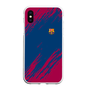 Чехол для iPhone XS Max матовый с принтом FC Barca 2018 Original в Петрозаводске, Силикон | Область печати: задняя сторона чехла, без боковых панелей | Тематика изображения на принте: fc | fc barcelona | fcb | fly emirates | ronaldo | абстракция | барселона | геометрия | зож | клуб | линии | месси | модные | мяч | реал мадрид | спорт | спортивные | тренды | футбол | футбольный клуб | эмблема