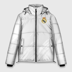 Мужская зимняя куртка 3D с принтом Real Madrid 2018 Original в Петрозаводске, верх — 100% полиэстер; подкладка — 100% полиэстер; утеплитель — 100% полиэстер | длина ниже бедра, свободный силуэт Оверсайз. Есть воротник-стойка, отстегивающийся капюшон и ветрозащитная планка. 

Боковые карманы с листочкой на кнопках и внутренний карман на молнии. | emirates | fc | real madrid | абстракция | реал мадрид | футбол | футбольный клуб | эмблема