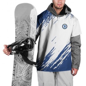 Накидка на куртку 3D с принтом Chelsea Uniform в Петрозаводске, 100% полиэстер |  | chelsea | fc | football | football club | sport | спорт | спортивные | униформа | фирменные цвета | фк | футбол | футбольный клуб | челси