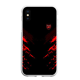 Чехол для iPhone XS Max матовый с принтом ARSENAL 2018 SPORT в Петрозаводске, Силикон | Область печати: задняя сторона чехла, без боковых панелей | Тематика изображения на принте: football | soccer | арсенал