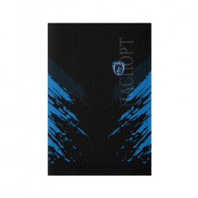 Обложка для паспорта матовая кожа с принтом PARIS 2018 SPORT в Петрозаводске, натуральная матовая кожа | размер 19,3 х 13,7 см; прозрачные пластиковые крепления | football | soccer | париж