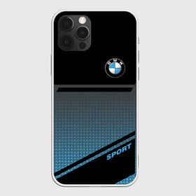 Чехол для iPhone 12 Pro с принтом BMW SPORT   в Петрозаводске, силикон | область печати: задняя сторона чехла, без боковых панелей | bmw | бмв | марка | машины