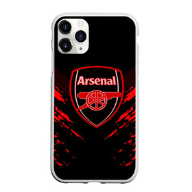 Чехол для iPhone 11 Pro Max матовый с принтом ARSENAL SPORT в Петрозаводске, Силикон |  | football | soccer | арсенал