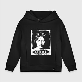 Детское худи Oversize хлопок с принтом J.Lennon в Петрозаводске, френч-терри — 70% хлопок, 30% полиэстер. Мягкий теплый начес внутри —100% хлопок | боковые карманы, эластичные манжеты и нижняя кромка, капюшон на магнитной кнопке | Тематика изображения на принте: beatles | the beatles | бителз | бителс | битлз | битлс | битлы | группа | джон леннон | джордж харрисон | жуки | зе | ливерпульская четвёрка | мерсибит | пол маккартни | поп | ринго старр | рок