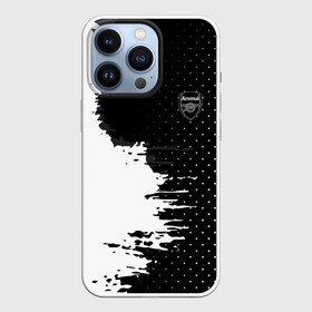 Чехол для iPhone 13 Pro с принтом Arsenal uniform black 2018 в Петрозаводске,  |  | Тематика изображения на принте: football | soccer | арсенал