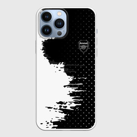 Чехол для iPhone 13 Pro Max с принтом Arsenal uniform black 2018 в Петрозаводске,  |  | Тематика изображения на принте: football | soccer | арсенал