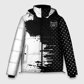 Мужская зимняя куртка 3D с принтом Arsenal uniform black 2018 в Петрозаводске, верх — 100% полиэстер; подкладка — 100% полиэстер; утеплитель — 100% полиэстер | длина ниже бедра, свободный силуэт Оверсайз. Есть воротник-стойка, отстегивающийся капюшон и ветрозащитная планка. 

Боковые карманы с листочкой на кнопках и внутренний карман на молнии. | football | soccer | арсенал