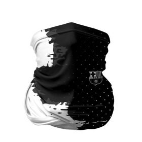 Бандана-труба 3D с принтом Barcelona uniform black 2018 в Петрозаводске, 100% полиэстер, ткань с особыми свойствами — Activecool | плотность 150‒180 г/м2; хорошо тянется, но сохраняет форму | football | soccer | барселона