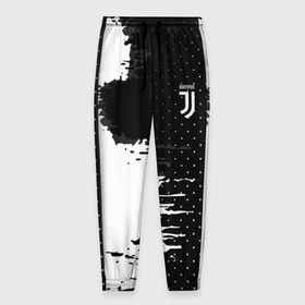 Мужские брюки 3D с принтом Juventus uniform black 2018 в Петрозаводске, 100% полиэстер | манжеты по низу, эластичный пояс регулируется шнурком, по бокам два кармана без застежек, внутренняя часть кармана из мелкой сетки | football | soccer | ювентус