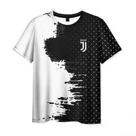 Мужская футболка 3D с принтом Juventus uniform black 2018 в Петрозаводске, 100% полиэфир | прямой крой, круглый вырез горловины, длина до линии бедер | Тематика изображения на принте: football | soccer | ювентус