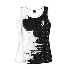 Женская майка 3D с принтом Juventus uniform black 2018 в Петрозаводске, 100% полиэстер | круглая горловина, прямой силуэт, длина до линии бедра | football | soccer | ювентус