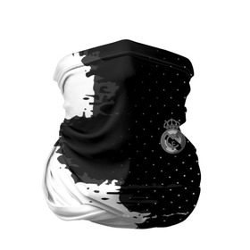 Бандана-труба 3D с принтом Real Madrid uniform black 2018 в Петрозаводске, 100% полиэстер, ткань с особыми свойствами — Activecool | плотность 150‒180 г/м2; хорошо тянется, но сохраняет форму | football | soccer | реал мадрид
