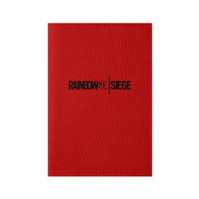 Обложка для паспорта матовая кожа с принтом RAINBOW SIX SIEGE OUTBREAK в Петрозаводске, натуральная матовая кожа | размер 19,3 х 13,7 см; прозрачные пластиковые крепления | Тематика изображения на принте: 