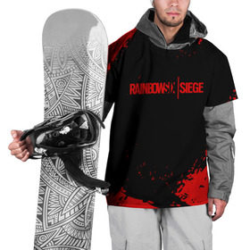 Накидка на куртку 3D с принтом RAINBOW SIX SIEGE OUTBREAK в Петрозаводске, 100% полиэстер |  | 
