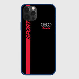 Чехол для iPhone 12 Pro с принтом AUDI  SPORT         в Петрозаводске, силикон | область печати: задняя сторона чехла, без боковых панелей | audi | auto | sport | авто | автомобиль | автомобильные | ауди | бренд | марка | машины | спорт