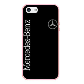 Чехол для iPhone 5/5S матовый с принтом Mercedes-Benz в Петрозаводске, Силикон | Область печати: задняя сторона чехла, без боковых панелей | benz | mercedes | mercedes benz | бенц | мерс | мерседес