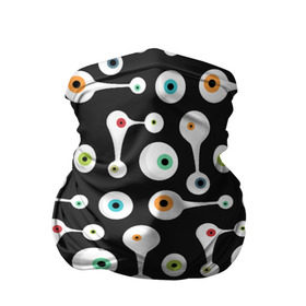 Бандана-труба 3D с принтом Разноцветные глаза в Петрозаводске, 100% полиэстер, ткань с особыми свойствами — Activecool | плотность 150‒180 г/м2; хорошо тянется, но сохраняет форму | глаза | психология | яркие цвета