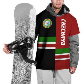 Накидка на куртку 3D с принтом CHECHNYA (Чечня) в Петрозаводске, 100% полиэстер |  | chechnya | грозный | кавказ | кавказец | кадыров | республика | северный | флаг | чех | чечен | чеченец | чеченка | чеченская | чечня