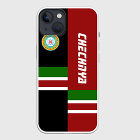 Чехол для iPhone 13 с принтом CHECHNYA (Чечня) в Петрозаводске,  |  | chechnya | грозный | кавказ | кавказец | кадыров | республика | северный | флаг | чех | чечен | чеченец | чеченка | чеченская | чечня