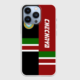 Чехол для iPhone 13 Pro с принтом CHECHNYA (Чечня) в Петрозаводске,  |  | chechnya | грозный | кавказ | кавказец | кадыров | республика | северный | флаг | чех | чечен | чеченец | чеченка | чеченская | чечня