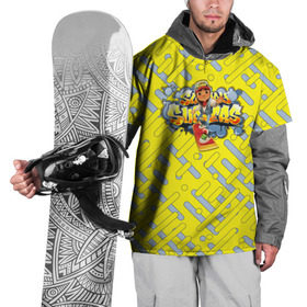 Накидка на куртку 3D с принтом Subway Surfers в Петрозаводске, 100% полиэстер |  | Тематика изображения на принте: coin | graffiti | hoverboard | jake | subway | surfers | train | вагон | граффити | монетка | подземка | поезд | сабвей | серферс | серферы | ховерборд