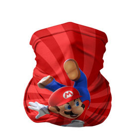 Бандана-труба 3D с принтом Super Mario в Петрозаводске, 100% полиэстер, ткань с особыми свойствами — Activecool | плотность 150‒180 г/м2; хорошо тянется, но сохраняет форму | nintendo | марио | нинтендо