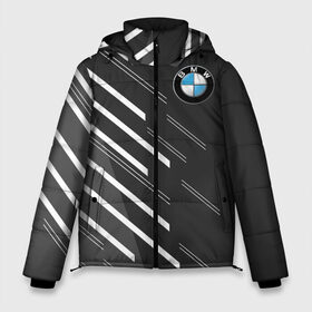 Мужская зимняя куртка 3D с принтом BMW SPORT в Петрозаводске, верх — 100% полиэстер; подкладка — 100% полиэстер; утеплитель — 100% полиэстер | длина ниже бедра, свободный силуэт Оверсайз. Есть воротник-стойка, отстегивающийся капюшон и ветрозащитная планка. 

Боковые карманы с листочкой на кнопках и внутренний карман на молнии. | auto | bmw | motorsport | авто | автомобиль | автомобильные | бмв | бренд | марка | машины | моторспорт | спорт