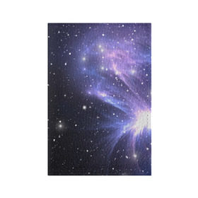 Обложка для паспорта матовая кожа с принтом Сияние звёзд в Петрозаводске, натуральная матовая кожа | размер 19,3 х 13,7 см; прозрачные пластиковые крепления | Тематика изображения на принте: nebula | space | star | астрономия | вселенная | звезды | космический | космос | планеты