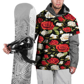 Накидка на куртку 3D с принтом Rose Fashion в Петрозаводске, 100% полиэстер |  | 