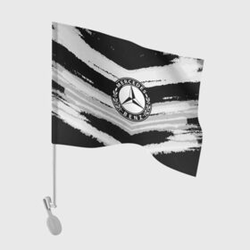 Флаг для автомобиля с принтом Mercedes sport abstract 2018 в Петрозаводске, 100% полиэстер | Размер: 30*21 см | Тематика изображения на принте: auto | automobile | car | machine | motor | motor car | sport car | автомашина | легковой автомобиль | мерседес | спортивный автомобиль | тачка