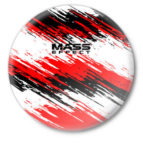 Значок с принтом Mass Effect в Петрозаводске,  металл | круглая форма, металлическая застежка в виде булавки | n7 | shepard | галактика | жнец | космос | краска | краски | масс | нормандия | планета | шепард | эффект